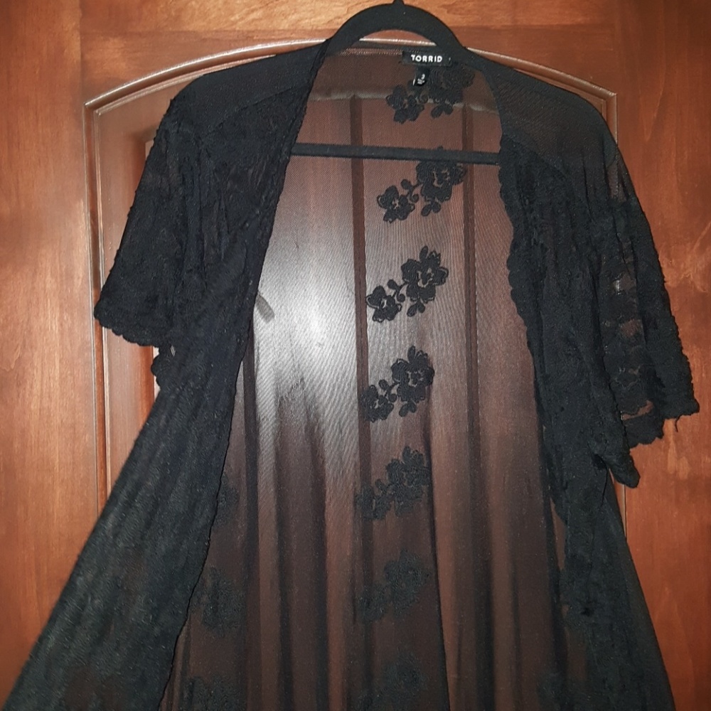 Long Floral Kimono